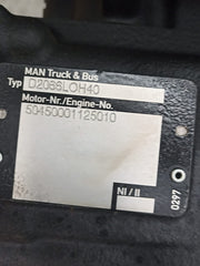 MOTOR MAN D2066 LOH40 Longblock — Diesel Turbo 6 Cilindros 10,5 L - D2066LOH40